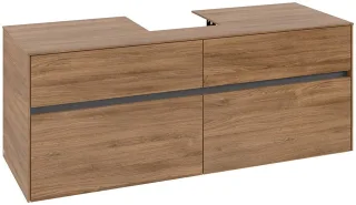Villeroy & Boch Waschtischunterschrank Collaro C10000 1400x548x500mm Kansas Oak C10000RH