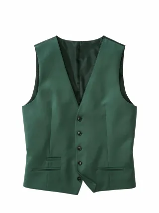 Mey & Edlich Herren Power Move-Anzugweste Grün Obermaterial: 53 % Polyester, 43 % Schurwolle, 4 % Elasthan