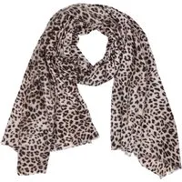 MIRROSI Modeschal weicher und warmer Schal Leo Leopard mit Fransen, 90x180cm, (Neue Kollektion Herbst/ Winter 2025), Paisley Muster Damen Halstuch ideal für Herbst und Winter