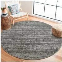 Sanat Teppich Oslo, rund, Höhe: 10 mm, Kurzflor, Wohnzimmer, Schlafzimmer, fussbodenheizungsgeeignet