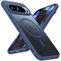CoolGadget Handyhülle für Google Pixel 9 Pro 6,7 Zoll, Kamera Schutz Hülle Silikon Hard Case Schutzhülle für Magsafe Zubehör