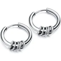 Firetti Paar Creolen Schmuck Geschenk Circles, Einhänger abnehmbar