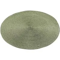 Macosa Home Platzset Tischset 4 STK. vers. Farben Kunststoff 35 cm rund Platzsets, (4er Set), Tischmatte Platzmatte Tisch-Unterlage Tischset