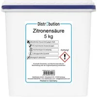 DistrEbution Zitronensäure für Technische Anwendungen, Pulver, Reiniger, Entkalken Zitronenreiniger (Citric acid)