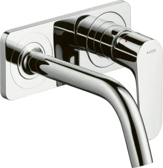 Hansgrohe Waschtischmischer UP Axor Citterio M F-Set chrom kurzer Auslauf mit Platte, 34112000 34112000