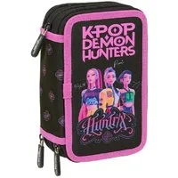 safta Federmäppchen Kpop Demon Hunters Negra triple Federmappe