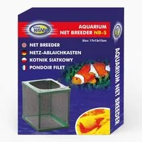 AQUA NOVA Aquarium AquaNova Netz-Ablaichkasten Aufzuchtbox NB-S/NB-L mit Saugnäpfen, Netz-Aufzuchtkasten, Wasserzirkulation, einfache Befestigung