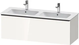 Duravit D-Neo Waschtischunterbau wandhängend Weiß Hochglanz 1280x462x440 mm - DE42650BD220000 DE42650BD220000