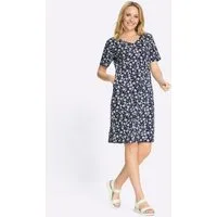 Sieh an! Etuikleid Jersey-Kleid Kurzarm