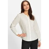 Witt Klassische Bluse Baumwoll-Bluse Langarm