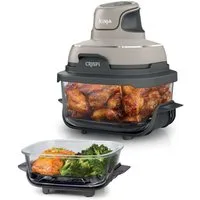 NINJA Heißluftfritteuse CRISPi 4-in-1 Cyber Space -FN101EUST, 1700 W, tragbar