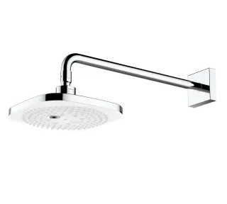 Kopfbrause, 220 mm, Wandbefestigung, eckig, mit 2 Strahlarten, TBW02004E3 TBW02004E3