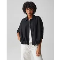 OPUS Jackenblazer JELANI Regular aus feinem Twill lockere Passform, glatter Griff