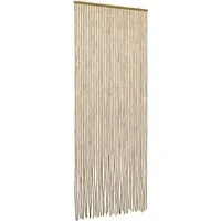 vidaXL Insektenschutz-Vorhang Insektentürvorhang Mehrfarbig 90 x 200 cm Bambus, (1-St)