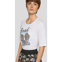 Rabe T-Shirt mit großem Frontprint und Nieten