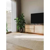benuta Teppich Leo, rechteckig, Höhe: 11 mm, Teppich Wohnzimmer, Esszimmer, Schlafzimmer, Flur, Skandi Boho, Modern