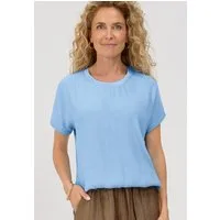 bianca Blusenshirt JULIE aus schönem Materialmix in Trendfarben