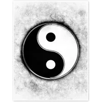Posterlounge Wandbild Yin und Yang, Dirk Czarnota, erhältlich als Poster, Leinwandbild, Wandsticker oder Acrylglasbild