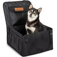 Rudelkönig Hunde-Autositz Hundesitz für Auto Rücksitz, Autositz für Hunde, Polyester, Wasserabweisender Hundekorb für kleine und mittlere Hunde