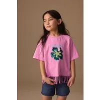 Next T-Shirt T-Shirt mit Fransen (1-tlg)