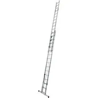 KRAUSE Schiebeleiter Corda Seilzugleiter, 2x16 Sprossen