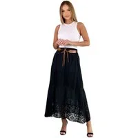Mississhop A-Linien-Rock Baumwolle Rock Sommerrock locker Freizeit 100% M.3094