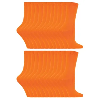 24 Paar Damen Plain Baumwolle Reiche Kniestrümpfe