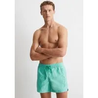 Marc O'Polo Badeshorts Essentials Beach Jersey mit seitlichem Schriftzug-Design