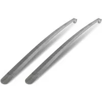 Bestlivings Schuhlöffel XXL 79 cm (2-tlg), Metall, stabil, mit Öse zum Aufhängen, ergonomisch gebogene Form