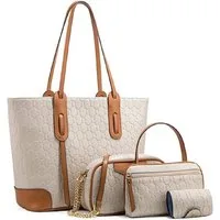 AURIVION Wickeltasche Großes, vierteiliges Set Muttertasche (Set, 1-tlg., diagonale Straddle-Tasche für Damen), Handtasche mit einer Schulter