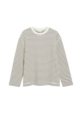 s.Oliver - Sweatshirt braun/creme - Gr. - 50
