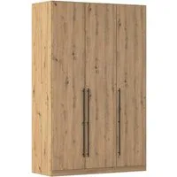 OTTO home Kleiderschrank Mehrzweckschrank Aktenschrank Möbel Mietswohnung Schlafzimmer AVOLA (3 verschiedene Ausstattungen BASIC/CLASSIC/PREMIUM (inkl. SOFT-CLOSE) mit hochwertigen Stangengriffen in Schwarz aus Metall MADE IN GERMANY