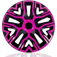 NRM Radkappe Radzierblende NRM THE BEST 16 Zoll BICOLOR pink/schwarz, 16 in Zoll, (4-St)