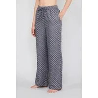JOOP! Pyjamahose Relax allover Cornflower-Print
