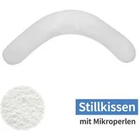 Theraline Stillkissen Das Komfort - ohne Bezug, Lagerungskissen / Schwangerschaftskissen 180 cm, Füllung: Mikroperlen