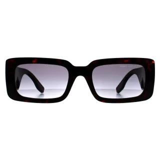 Marc Jacobs Rectangle Womens Dark Havana Grau Azure Gradient MARC 804/S