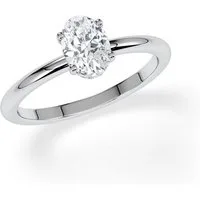 Adam & Eve Diamantring 750/- Gold - großer Diamant 1,00ct + 12 x 0,07ct Brillanten (Verlobungsring + Ringbox, LAB02 Diamantring), Lab Grown Diamonds - Nachhaltig und günstig