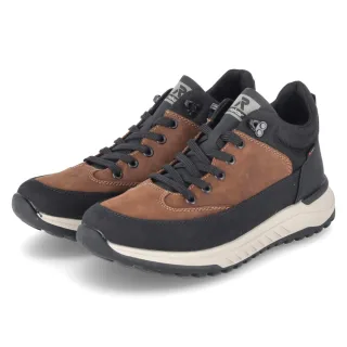 Rieker Outdoorschuhe - Gr. 41 - Braun - Leder und Synthetik