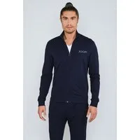 JOOP! Sweatjacke Comfort Stehkragen, Regular Fit, geteilte Kängurutaschen, langärmelig