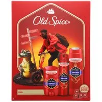 Old Spice Pflege-Geschenkset Old Spice Captain Deostick 50ml Deospray 150ml Duschgel 250ml