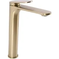 wohnwerk.idee Badarmatur Wasserhahn Gold Matt Schwarz Einhebelmischer Marco