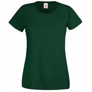 Fruit Of The Loom - T-Shirts mit kurzen Ärmeln - Damen (Flaschengrün)