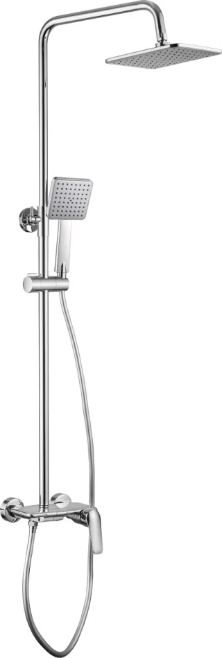 Neuesbad Serie 270 PIANO 1-Funktion Duschsäule mit Armatur, Chrom NB1DENER04PM1