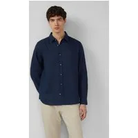 s.Oliver Langarmhemd Hemd Regular Fit: Hemd aus reinem Leinen