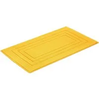 Vossen Badematte Feeling, Höhe 10 mm, beidseitig nutzbar, fußbodenheizungsgeeignet, Baumwolle, quadratisch, Badteppich, Uni-Farben, mit Bordüre, Hoch-Tief Effekt, reine Baumwolle