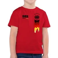 Shirtracer T-Shirt Deutschland Trikot, GER Fanartikel mit Deutschland Flagge (1-tlg) 2026 Fussball WM Fanartikel