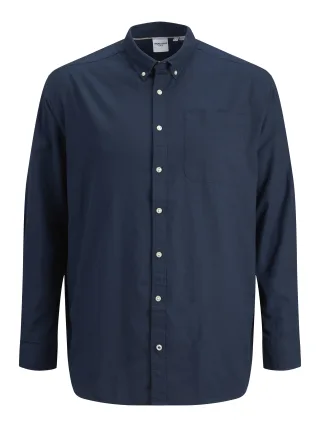 JACK&JONES - JJEOXFORD SHIRT L/S S21 NOOS PLS navy blazer
