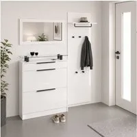 borchardt Möbel Garderoben-Set Tom, (3-St), Schuhschrank stehend