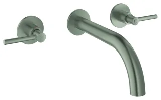 GROHE 3-Loch-Waschtisch-Batterie Atrio 20662 Hebelgriff satin steel, 20662MS0 20662MS0