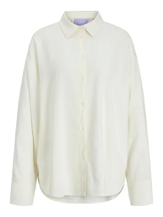 JJXX - JXALMIRA LINEN BLEND LS SHIRT WVN LN Blanc de Blanc - Gr. - XL